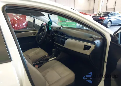 2016 Toyota Corolla Le из США, поврежденный, VIN 2T1BURHE4GC675352